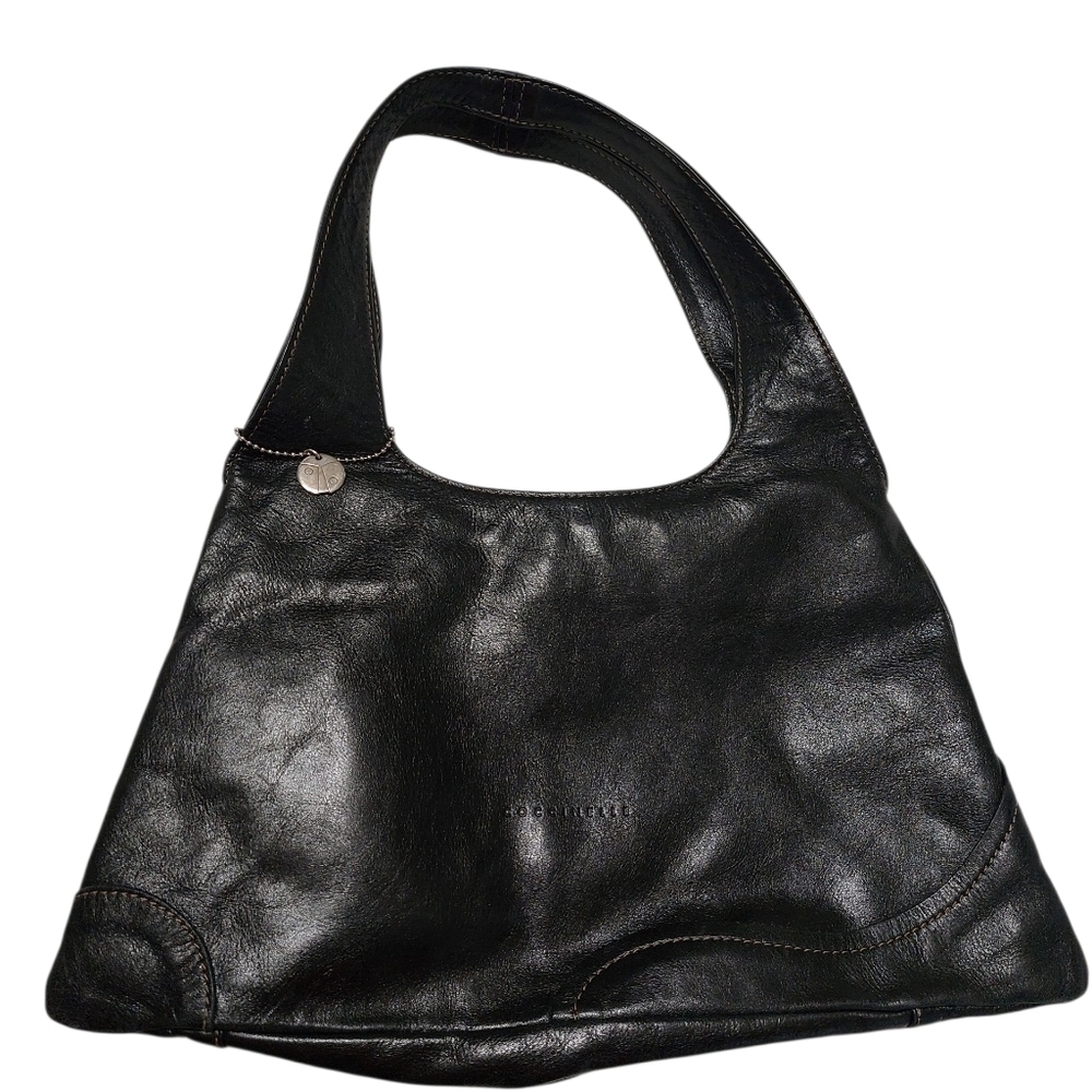 Chic Black Leather Shoulder Bag